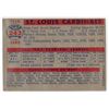 Image 2 : St. Louis Cardinals 1957 Topps Team Card number 243
