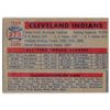 Image 2 : Cleveland Indians 1957 Topps Team Card number 275