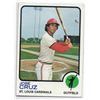 Image 1 : Jose Cruz 1973 Topps Card number 292