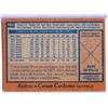 Image 2 : Cesar Cedeno 1978 Topps Card number 650