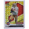 Image 2 : Joe Montana Lot of 2 Cards:  Joe Montana 2021 Panini Mosaic Reactive Yellow Mosaic Prizm Card number