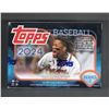 Image 2 : Topps 2024 Series 1 Baseball Blaste Box: 84 Total Cards 7 Packs of 12 Cards!! Exclusive Royal Blue B