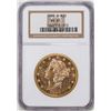 Image 1 : 1900-S $20 Liberty Head Eagle Gold Coin NGC MS61