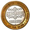 Image 4 : .999 Silver Gold River Laughlin, Nevada $10 Casino Limited Edition Gaming Token