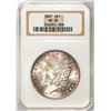 Image 1 : 1887 $1 Morgan Silver Dollar Coin NGC MS65 Nice Toning