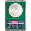 Image 2 : 2005 $1 American Silver Eagle Coin NGC MS70 From US Mint Sealed Box Green Core