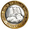 Image 2 : .999 Silver Silverton Casino Las Vegas, Nevada $10 Limited Edition Gaming Token