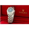 Image 3 : Rolex Ladies Stainless Steel Blue Vignette Diamond Datejust with Box