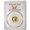 Image 1 : 2016-W Mercury Dime Centennial Commemorative Gold Coin PCGS SP70 First Strike