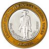 Image 1 : .999 Fine Silver Pioneer Laughlin, Nevada $10 Limited Edition Gaming Token