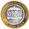Image 4 : .999 Silver Golden Nugget Las Vegas, Nevada $10 Casino Limited Edition Gaming Token