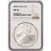 Image 1 : 2006 $1 American Silver Eagle Coin NGC MS70