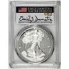 Image 1 : 2021-S Type 2 $1 American Silver Eagle Coin PCGS PR70DCAM Emily Damstra Signature FS