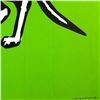 Image 2 : Hijack "Skeleton Cat (Green)" Limited Edition Serigraph On Paper