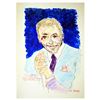 Image 1 : Wayne Ensrud "Tony Bennett" Original Acrylic on Board