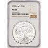 Image 1 : 2003 $1 American Silver Eagle Coin NGC MS70