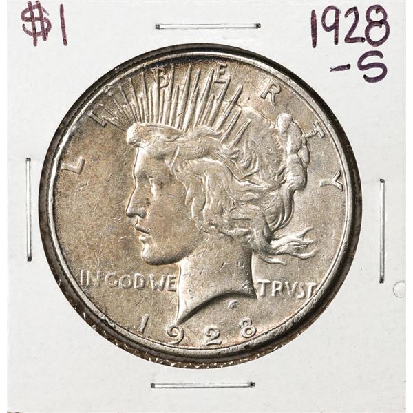 1928-S $1 Peace Silver Dollar Coin