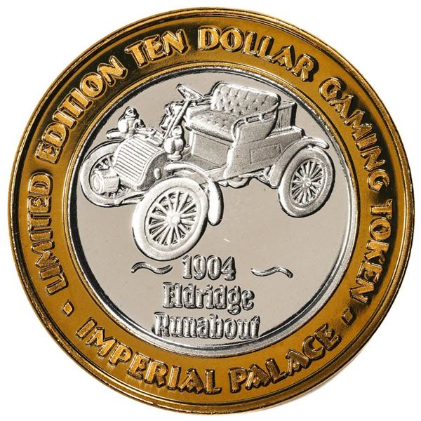 .999 Fine Silver Imperial Palace Las Vegas, Nevada $10 Limited Edition Gaming Token