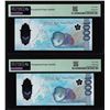 Image 2 : (2) Consecutive 2022 Philippines 1000 Piso Notes PMG Superb Gem Uncirculated 68EPQ