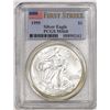 Image 1 : 1999 $1 American Silver Eagle Coin PCGS MS68 First Strike