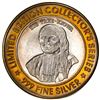 Image 1 : .999 Fine Silver Bad River Casino $10 Limited Edition Gaming Token