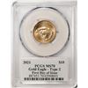 Image 2 : 2021 Type 2 $10 American Gold Eagle Coin PCGS MS70 FDOI Cleveland Signature