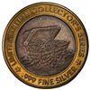 Image 2 : .999 Fine Silver Treasure Bay Casino $10 Limited Edition Gaming Token