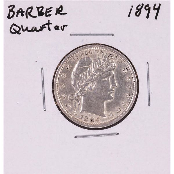 1894 Barber Quarter Coin