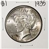 Image 1 : 1935 $1 Peace Silver Dollar Coin