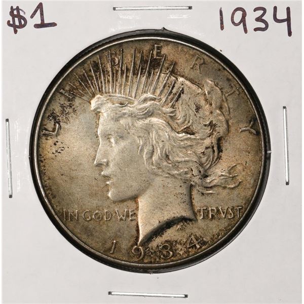 1934 $1 Peace Silver Dollar Coin