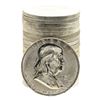 Image 1 : Roll of (20) Brilliant Uncirculated 1958-D Franklin Half Dollar Coins