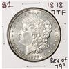 Image 1 : 1878 7TF Rev of 79 $1 Morgan Silver Dollar Coin