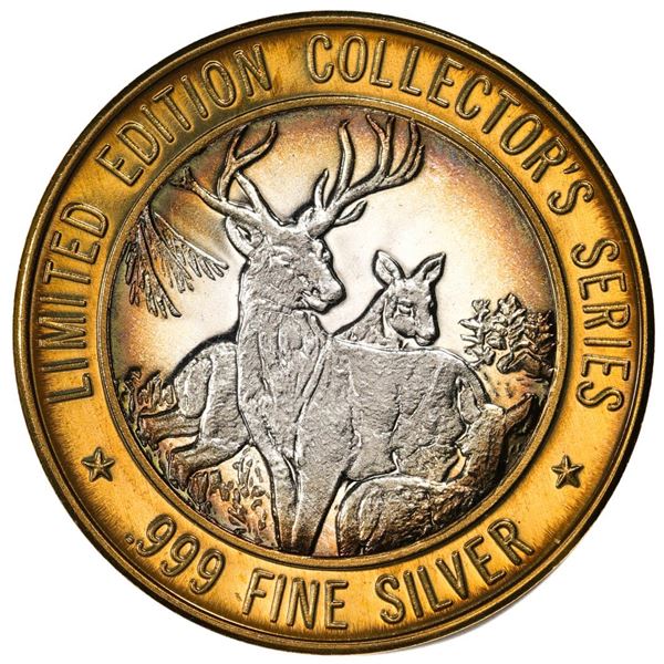 .999 Fine Silver President Casino on the Admiral $10 Limited Edition Gaming Token