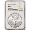 Image 1 : 2015 $1 American Silver Eagle Coin NGC MS70