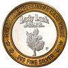 Image 4 : .999 Silver Lady Luck Casino Bettendorf, Iowa $10 Limited Edition Gaming Token