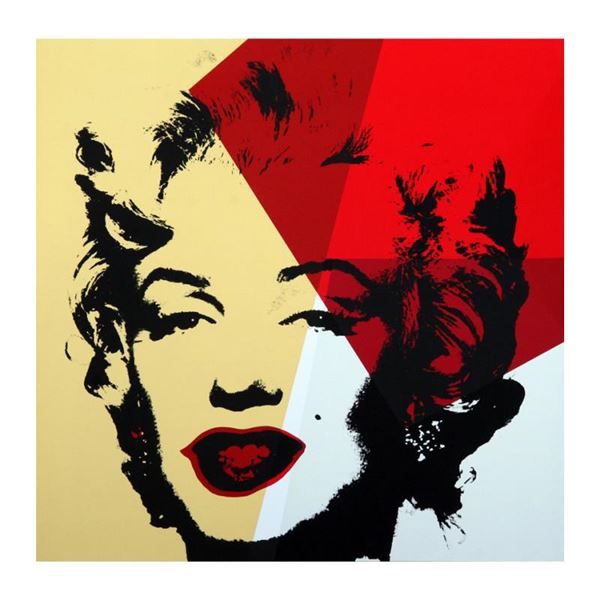 Andy Warhol  Golden Marilyn 1142  Limited Edition Serigraph On Board