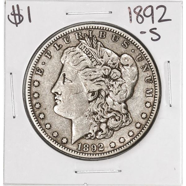 1892-S $1 Morgan Silver Dollar Coin