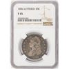 Image 1 : 1836 Lettered Edge Capped Bust Half Dollar Coin NGC F15