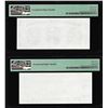 Image 2 : Set of Giori Test Note Washington & Lincoln Memorial PMG Superb Gem Unc 67EPQ