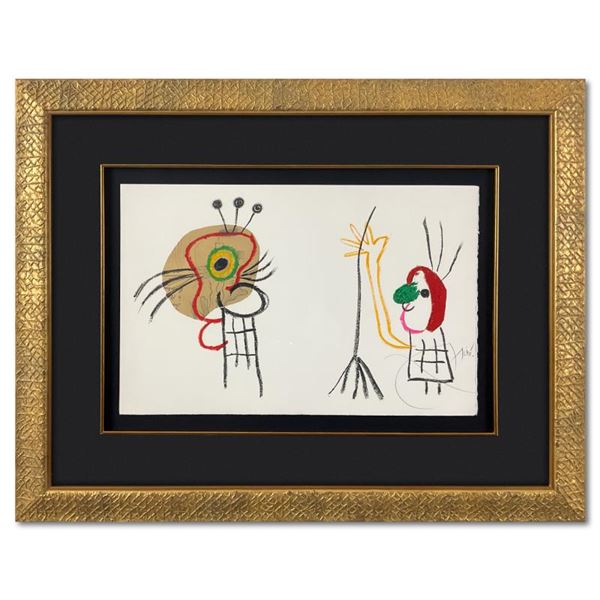 Joan Miro (1893-1983) "M. 1019 from L'enfance d'Ubu" Limited Edition Lithograph