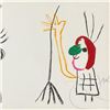 Image 2 : Joan Miro (1893-1983) "M. 1019 from L'enfance d'Ubu" Limited Edition Lithograph