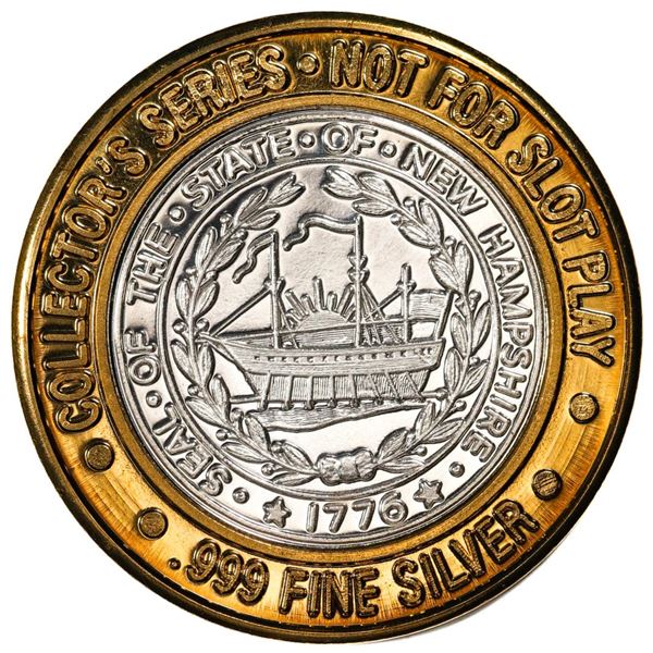 .999 Fine Silver Trump Plaza Atlantic City, NJ $10 Limited Edition Gaming Token