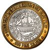 Image 1 : .999 Fine Silver Trump Plaza Atlantic City, NJ $10 Limited Edition Gaming Token