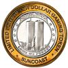 Image 1 : .999 Fine Silver Suncoast Las Vegas, Nevada $10 Limited Edition Gaming Token