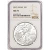 Image 1 : 2015 $1 American Silver Eagle Coin NGC MS70