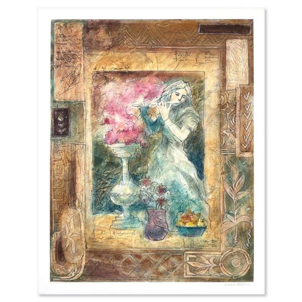 Neema Bastin "Mika with Leaf" Limited Edition Giclee on Paper