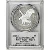 Image 2 : 2021-S Type 2 $1 American Silver Eagle Coin PCGS PR70DCAM Emily Damstra Signature FS