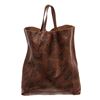 Bottega Veneta Brown Leather Intrecciato Butterfly Tote Bag