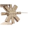 Image 5 : Chanel Silver Metal Logo CC Strass Brooch