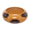 Image 1 : Hermes Light And Dark Brown Plastic Bangle